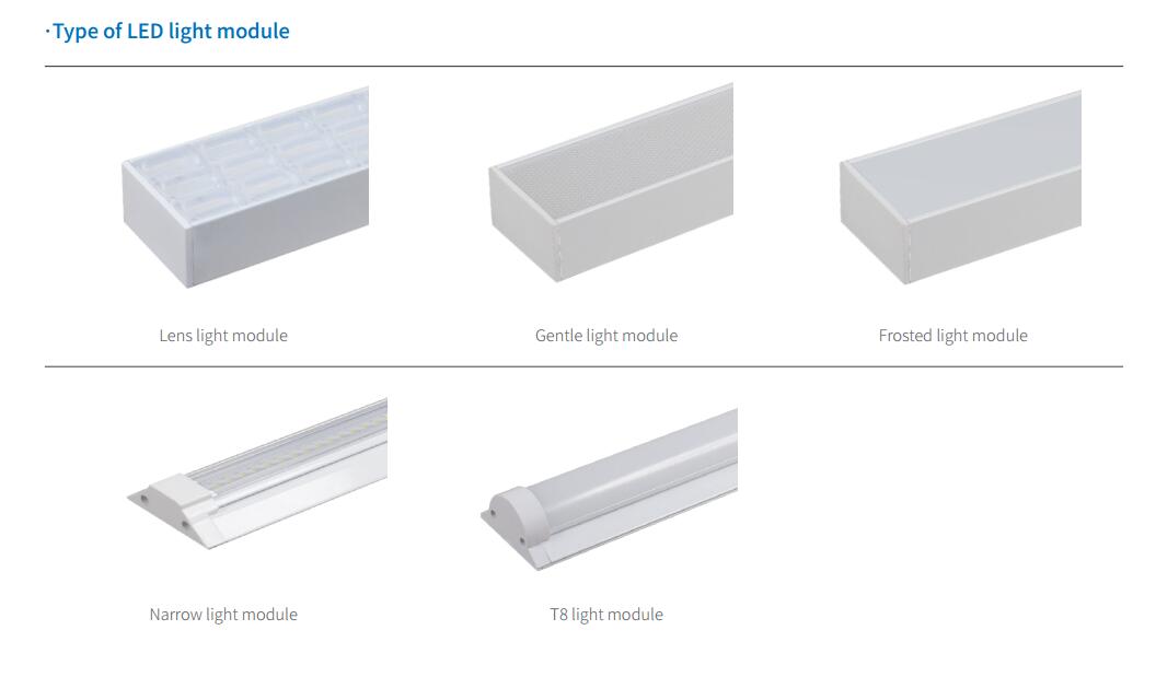 patent design LED Linear Trunking Light 65 Watt